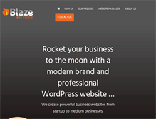 Tablet Screenshot of blazewebstudio.com